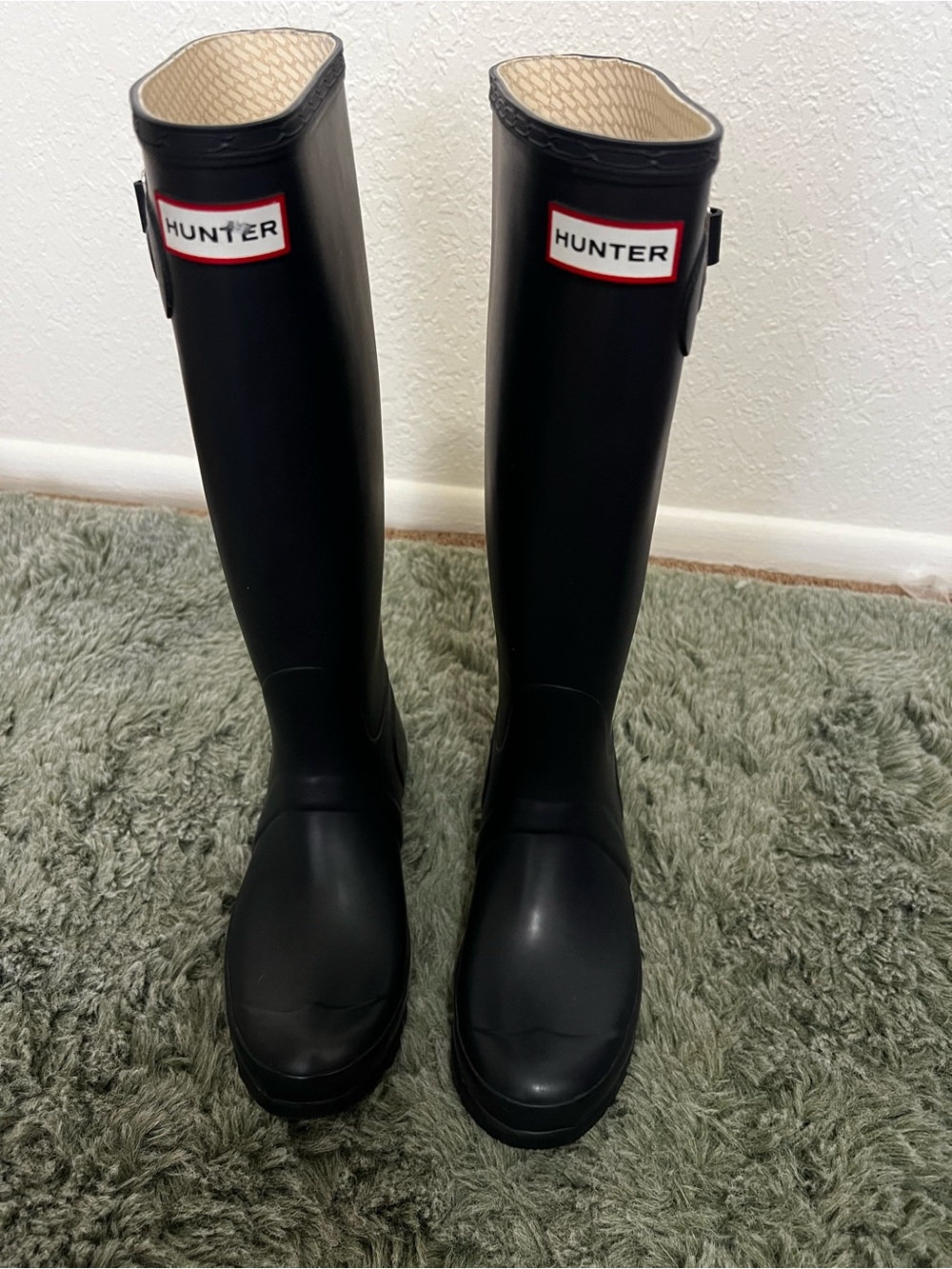 Hunter Original Tall Rain Boot Navy Size 6